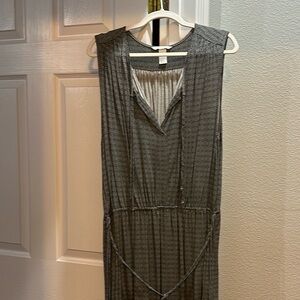 Gray Sleeveless Dress